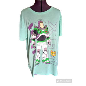 Disney Pixar woman's junior light-year light green tee shirt, 3XL